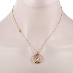 Chopard Animal World 18 Karat Gold Floating Diamond Kangaroo Pendant Necklace