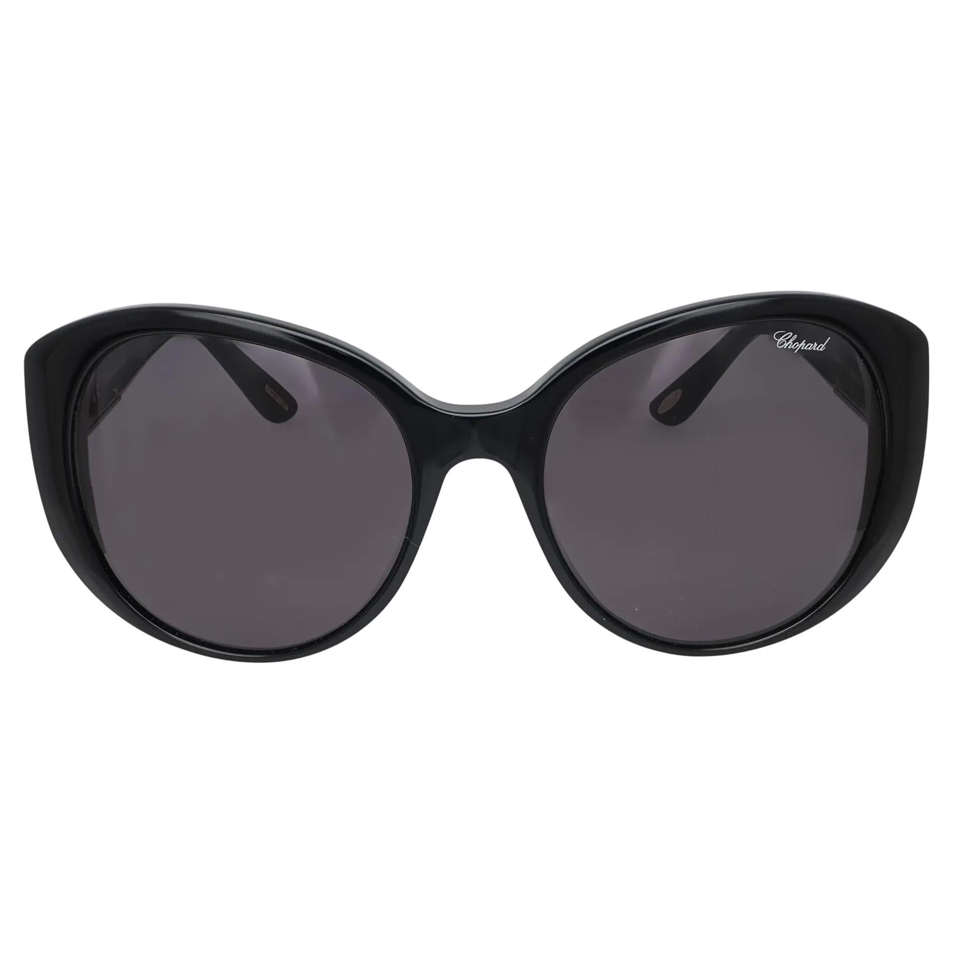 Chopard Black Acetate Black Color Lens Sunglasses 95221-0230 For Sale