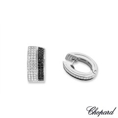 Schwarze und weiße Diamant-Ohrringe von Chopard 844073-1001