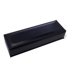 Chopard Black Leather Bracelet/Watch Box, 20th Century, UK Origin