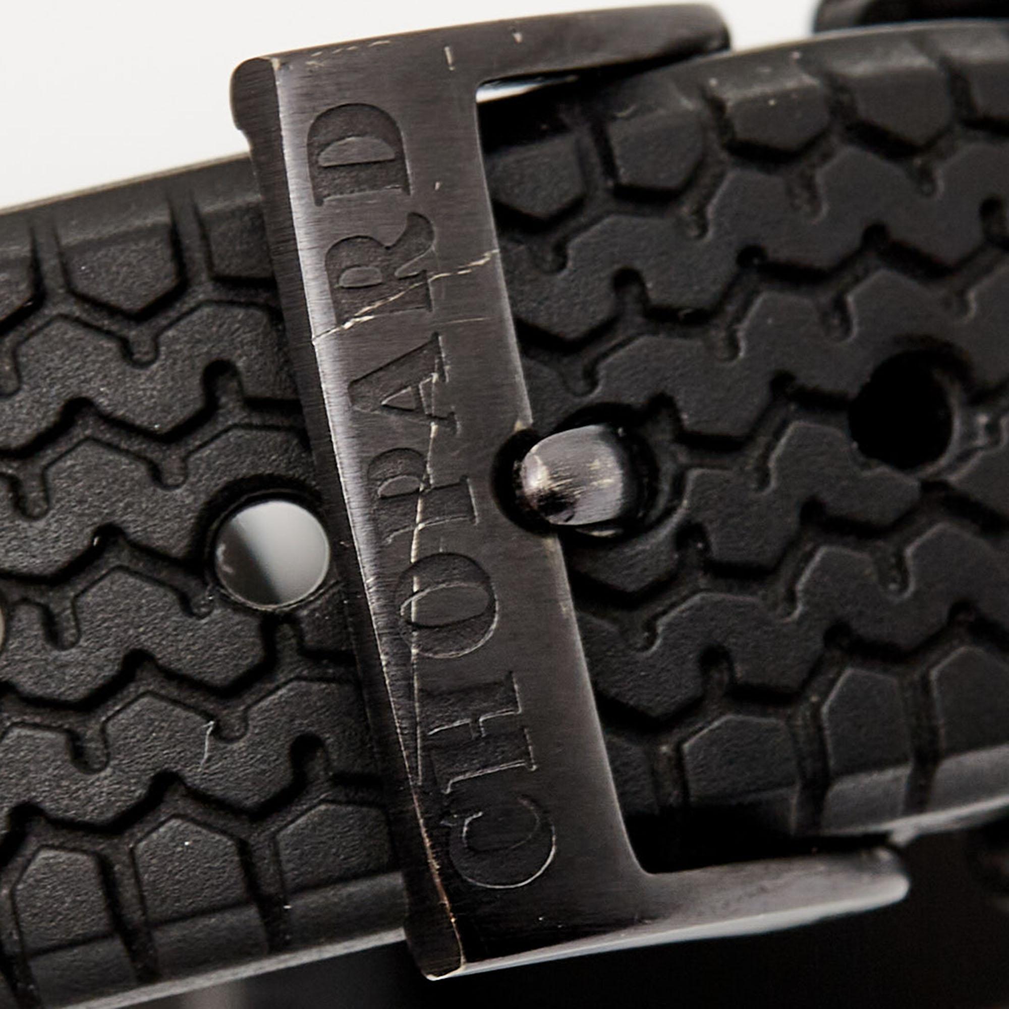 Chopard Black  Miglia Speed Black 16/8407 Men's Wristwatch 40 mm For Sale 3