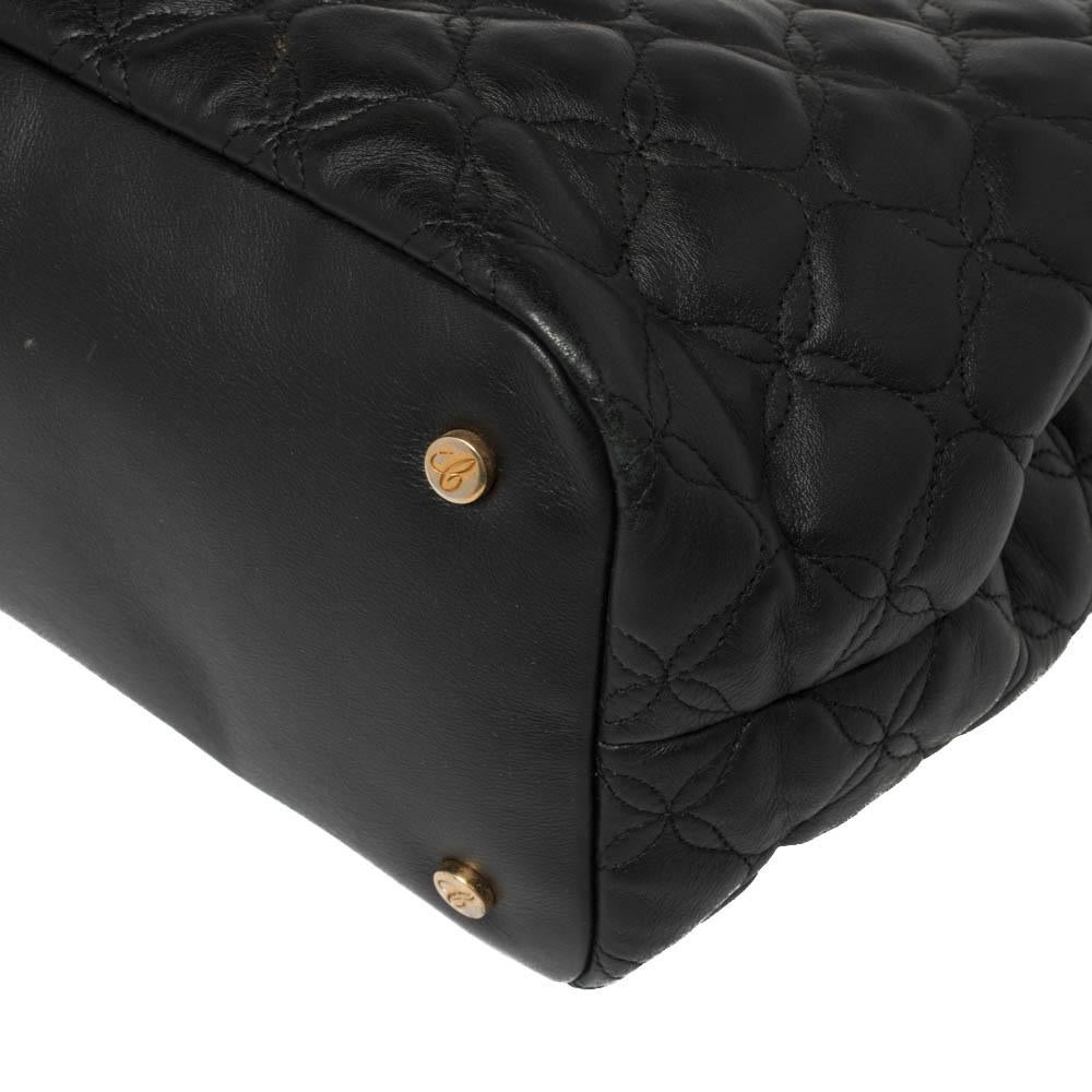Chopard Black Quilted Leather Imperiale Shoulder Bag 2