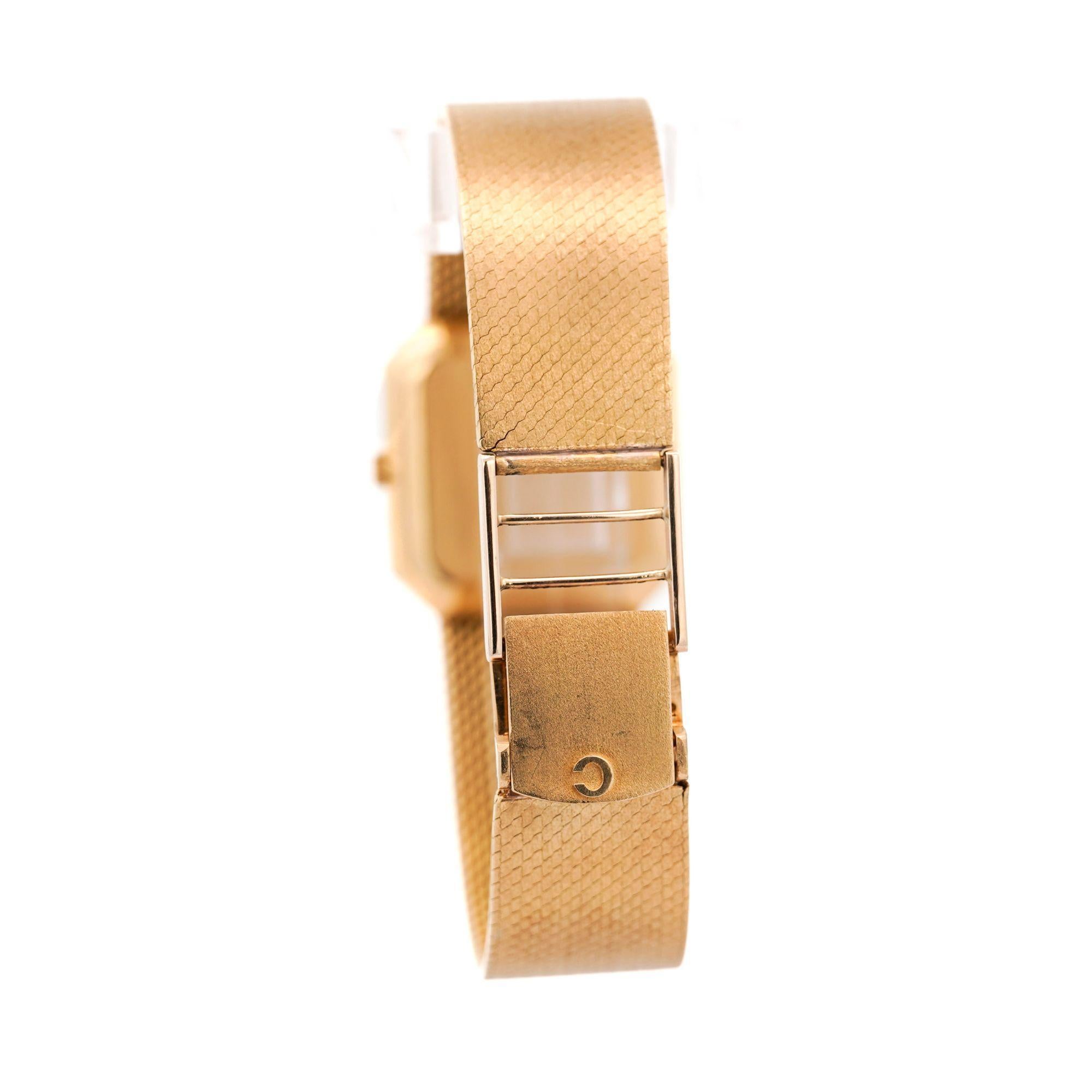 Chopard Blue Lapis Lazuli 18K Gold 26mm Vintage Watch Circa 1970s For Sale 6