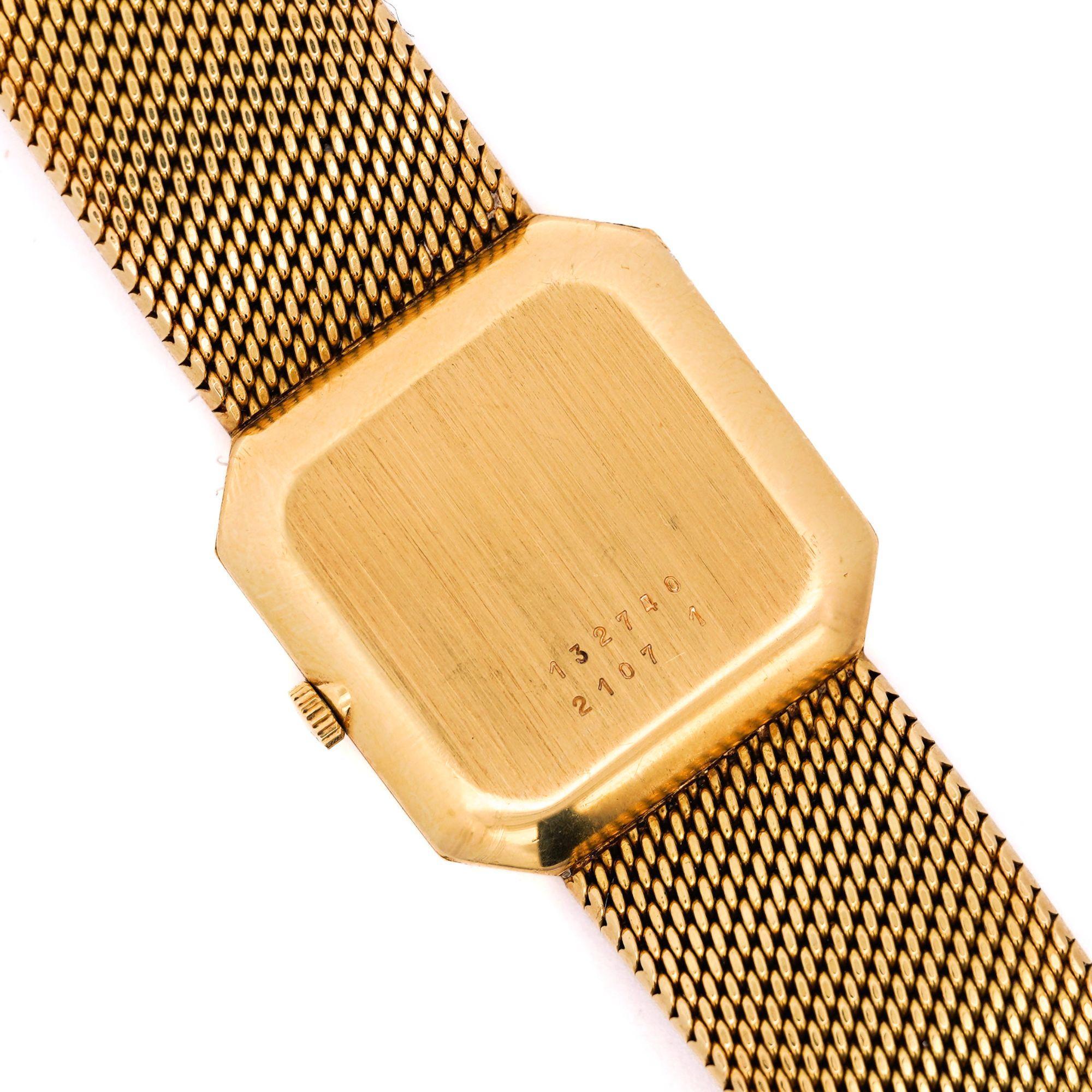 Chopard Blue Lapis Lazuli 18K Gold 26mm Vintage Watch Circa 1970s For Sale 3