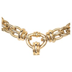 Used Chopard Cable Link Necklace with Enhancer