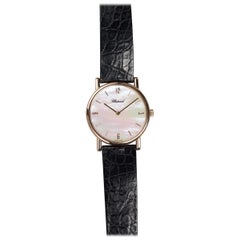 Reloj Chopard Casino de nácar en oro rosa de 18 quilates, años 90