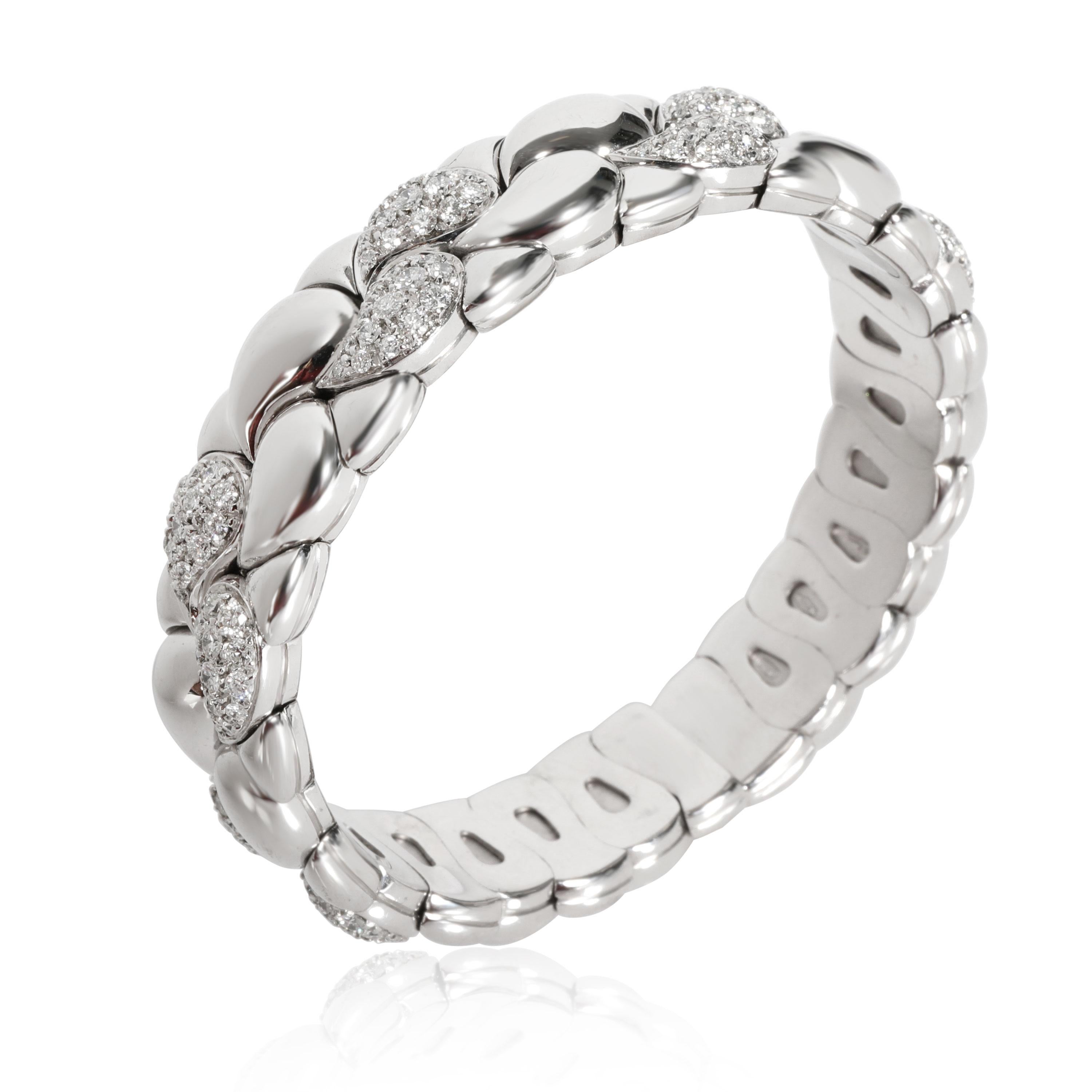 Chopard Casmir Diamond Bangle in 18K White Gold 2.1 CTW

PRIMARY DETAILS
SKU: 111325
Listing Title: Chopard Casmir Diamond Bangle in 18K White Gold 2.1 CTW
Condition Description: Retails for 18,000 USD. In excellent condition and recently polished.