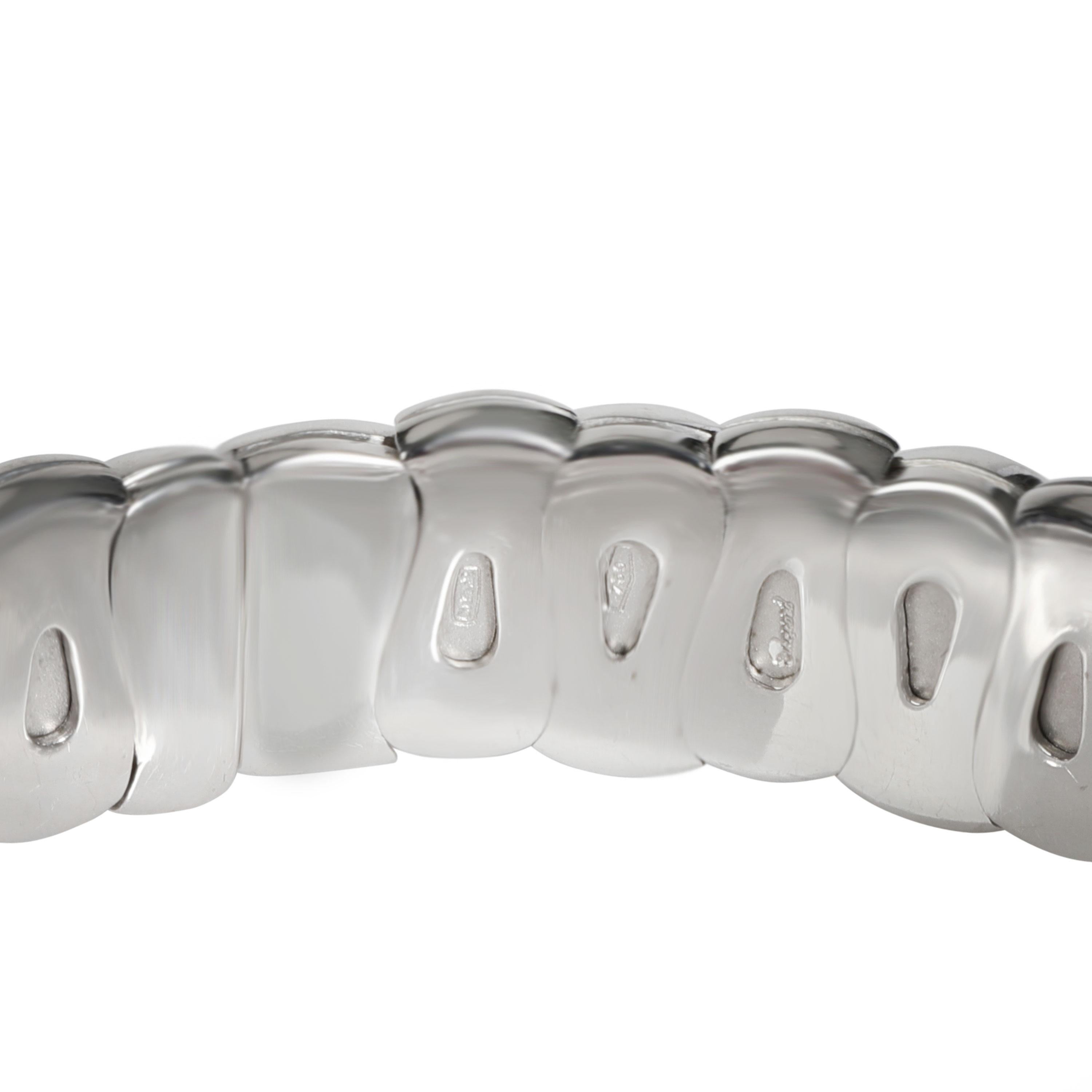  Chopard Bracelet jonc Casmir en or blanc 18 carats avec diamants de 2,1 carats poids total Pour femmes 