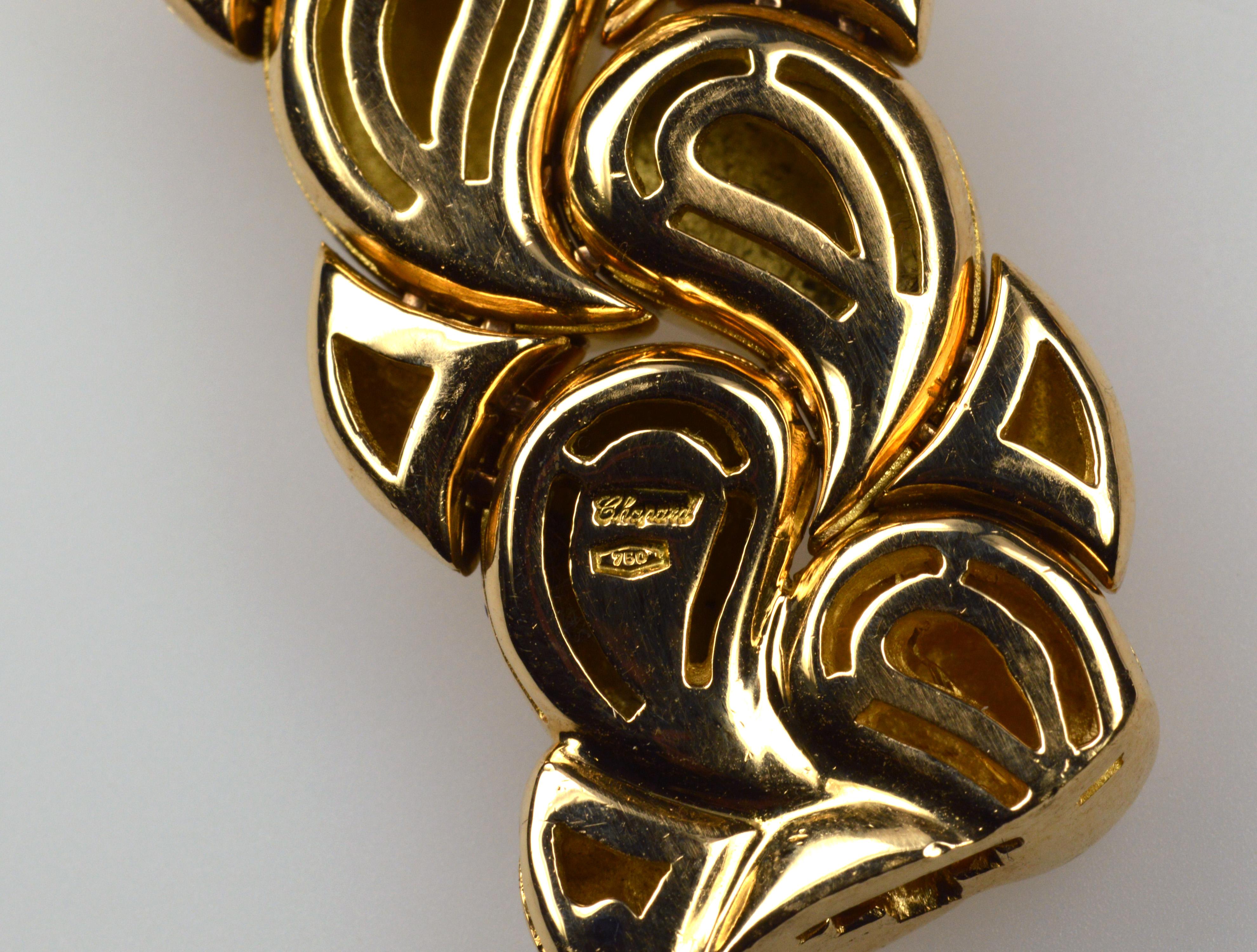 Women's or Men's Chopard Casmir Gold Bracelet For Sale