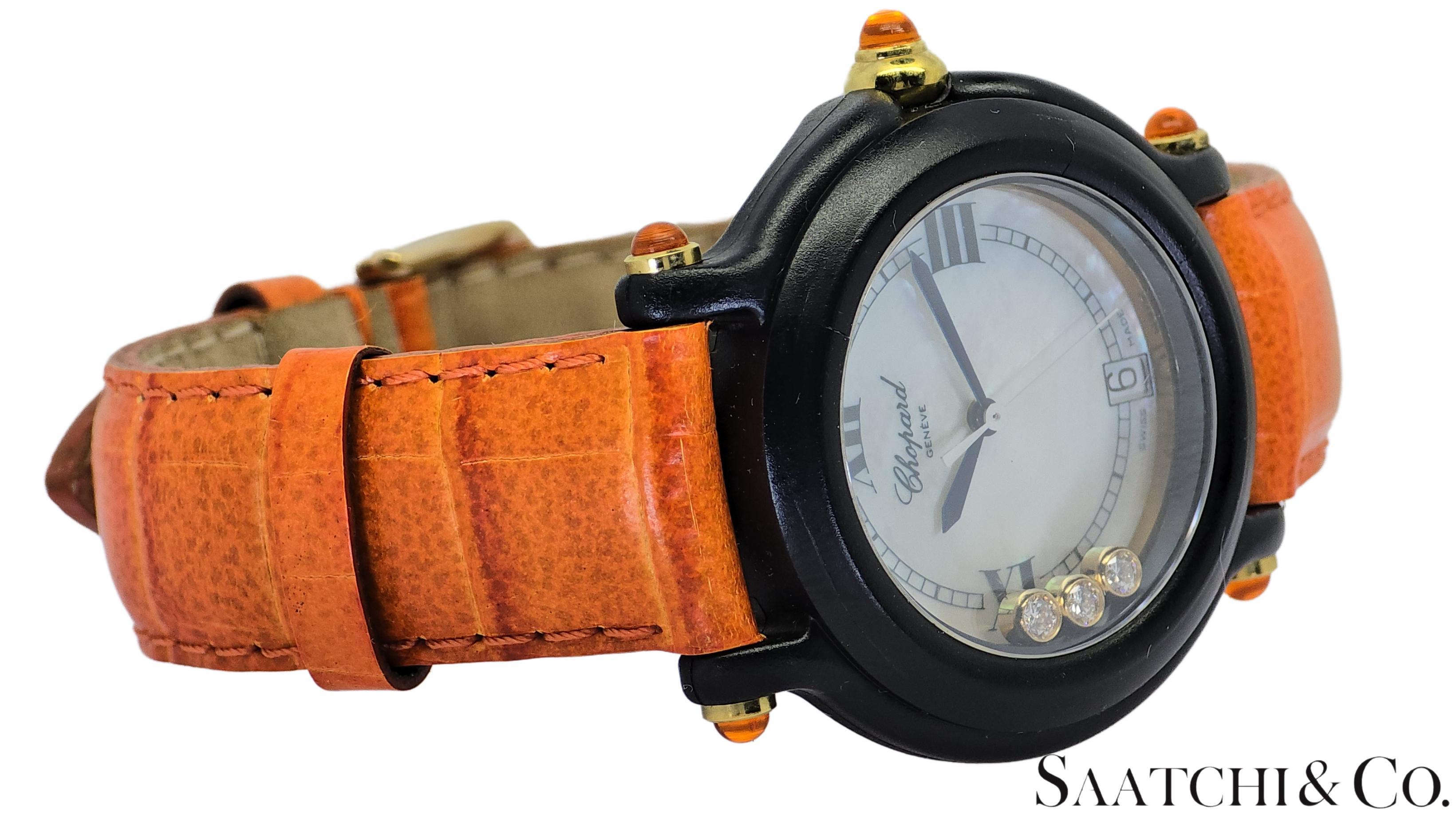 Orologio da polso Chopard; Happy Sport - Sii Felice


Marchio: Chopard
Tipo di orologio: Adulto Unisex
Model: Chopard Happy Sport
Rif. 9496/9999
Display: Analogico
Dimensioni della cassa: 32 mm
Movimento: Quarzo
1)
Diamante: Diamante Nature
Colore