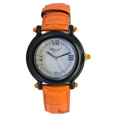 [Chopard Happy Sports 3P Diamante Arancione Zaffiro R. 9496/9999 32mm