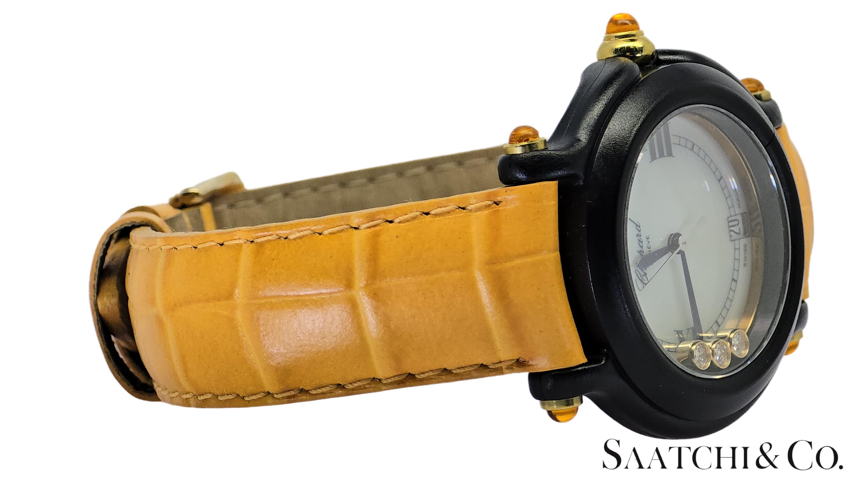 Orologio da polso Chopard Happy Sport - Sii Felice



Marchio: Chopard
Tipo di orologio: Adulto Unisex
Modello: Choppard Happy Sport
Rif. 9644/9999
Display: Analogico
 Dimensioni della cassa: 32 mm
Movimento: Quarzo
1)
Diamante: Diamante