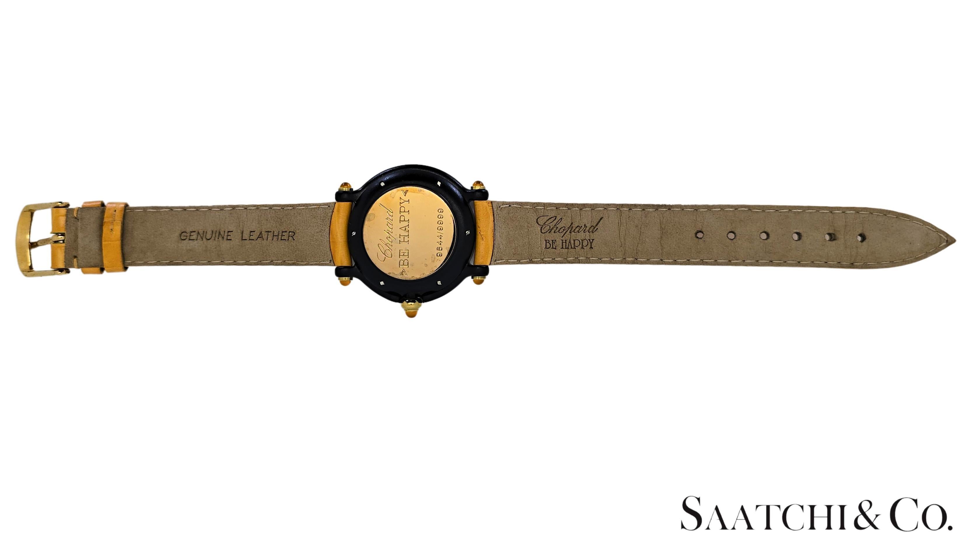 Donna [Chopard Happy Sports 3P Diamante Giallo Zaffiro R. 9644/9999 32mm in vendita