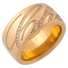 Chopard Chopardissimo 18 Karat Rose Gold and Diamonds Ring