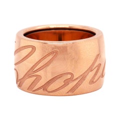 Chopard Chopardissimo 18 Karat Rose Gold Band Ring