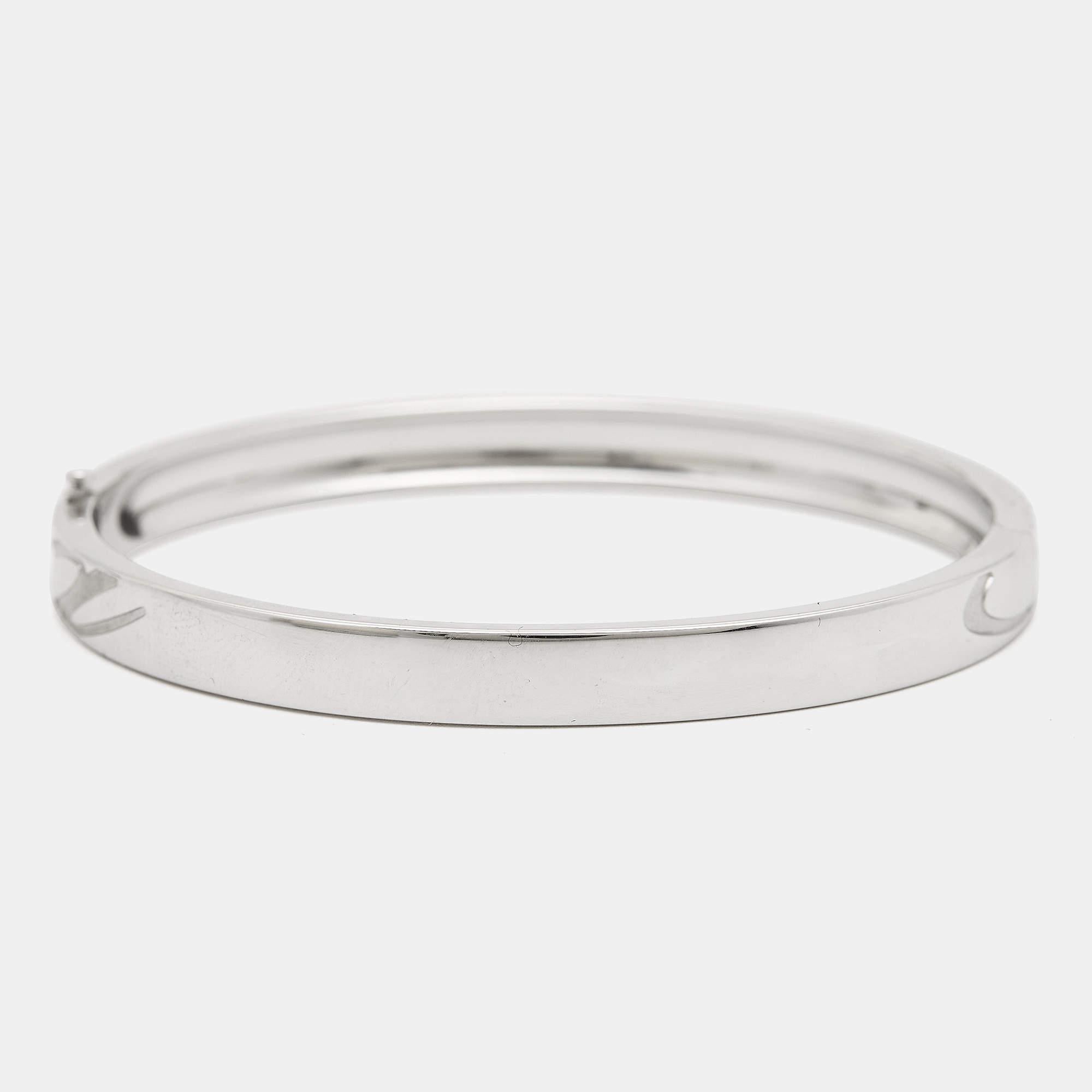 Chopard Chopardissimo Pulsera de Oro Blanco de 18k S en Excelente estado para la venta en Dubai, Al Qouz 2