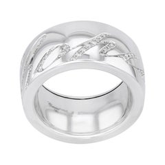 Chopard Chopardissimo 18k White Gold Diamond Ring 0.35cttw