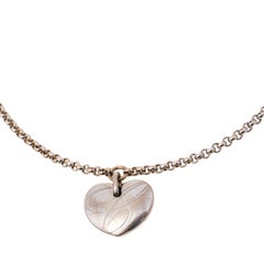 Chopard Chopardissimo 18 Karat Weißgold Herz-Charm-Armband