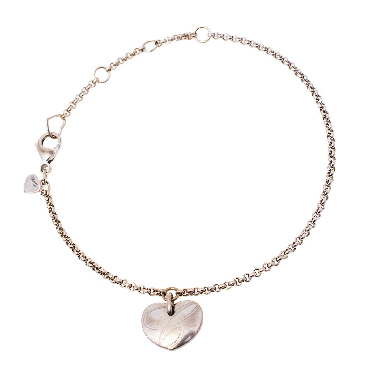 Authentic Chopard Chopardissimo 18 Karat White Gold Bracelet For Sale ...