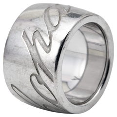 Chopard Chopardissimo 18k White Gold Ring Size 51