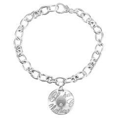 Chopard Chopardissimo Bracelet Happy Diamonds en or blanc 18 carats
