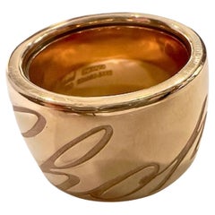 Chopard Chopardissimo Contemporary Design Gelb 18k Gold Fashion Ring