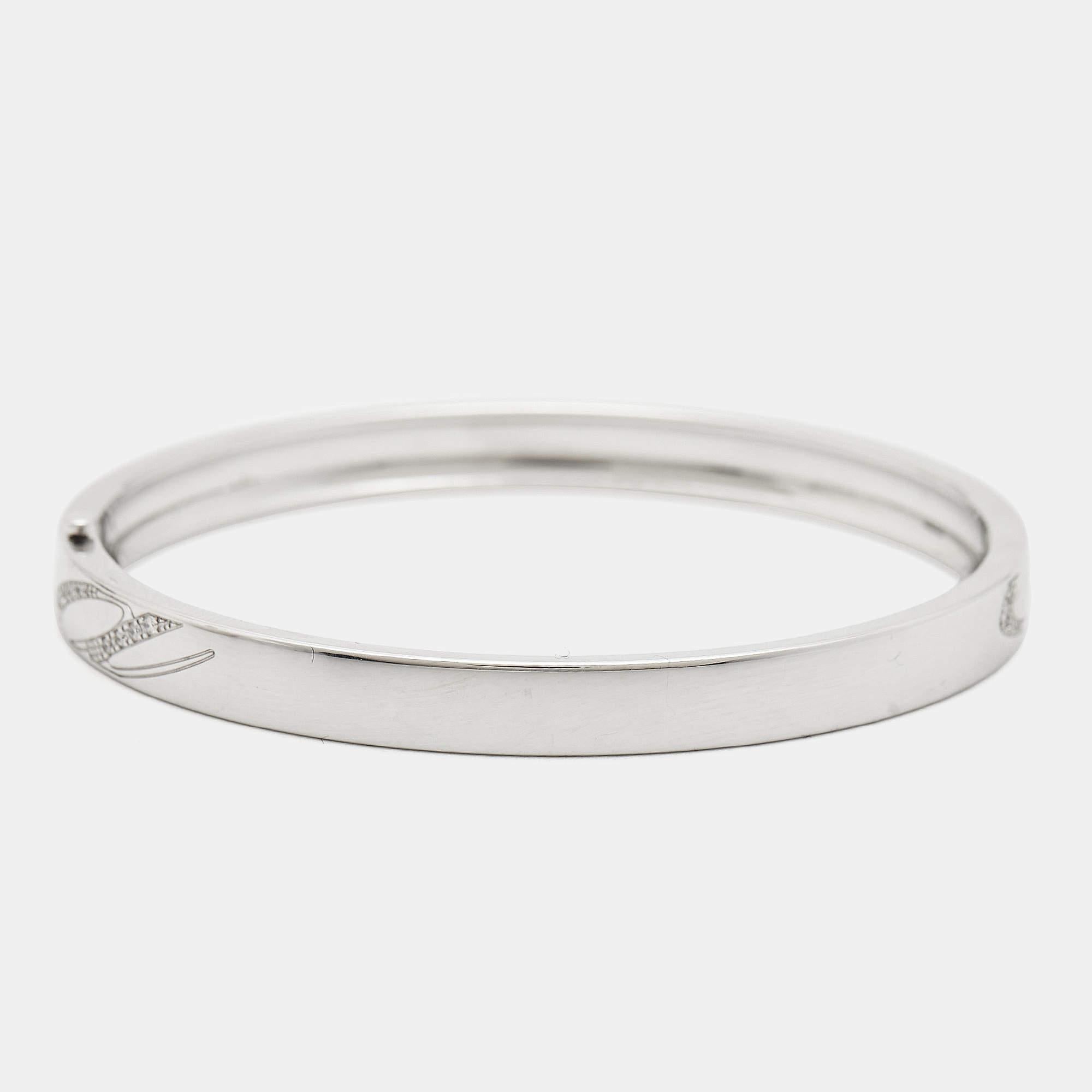 Chopard Chopardissimo Diamante 18k Oro Blanco Pulsera S en Excelente estado para la venta en Dubai, Al Qouz 2