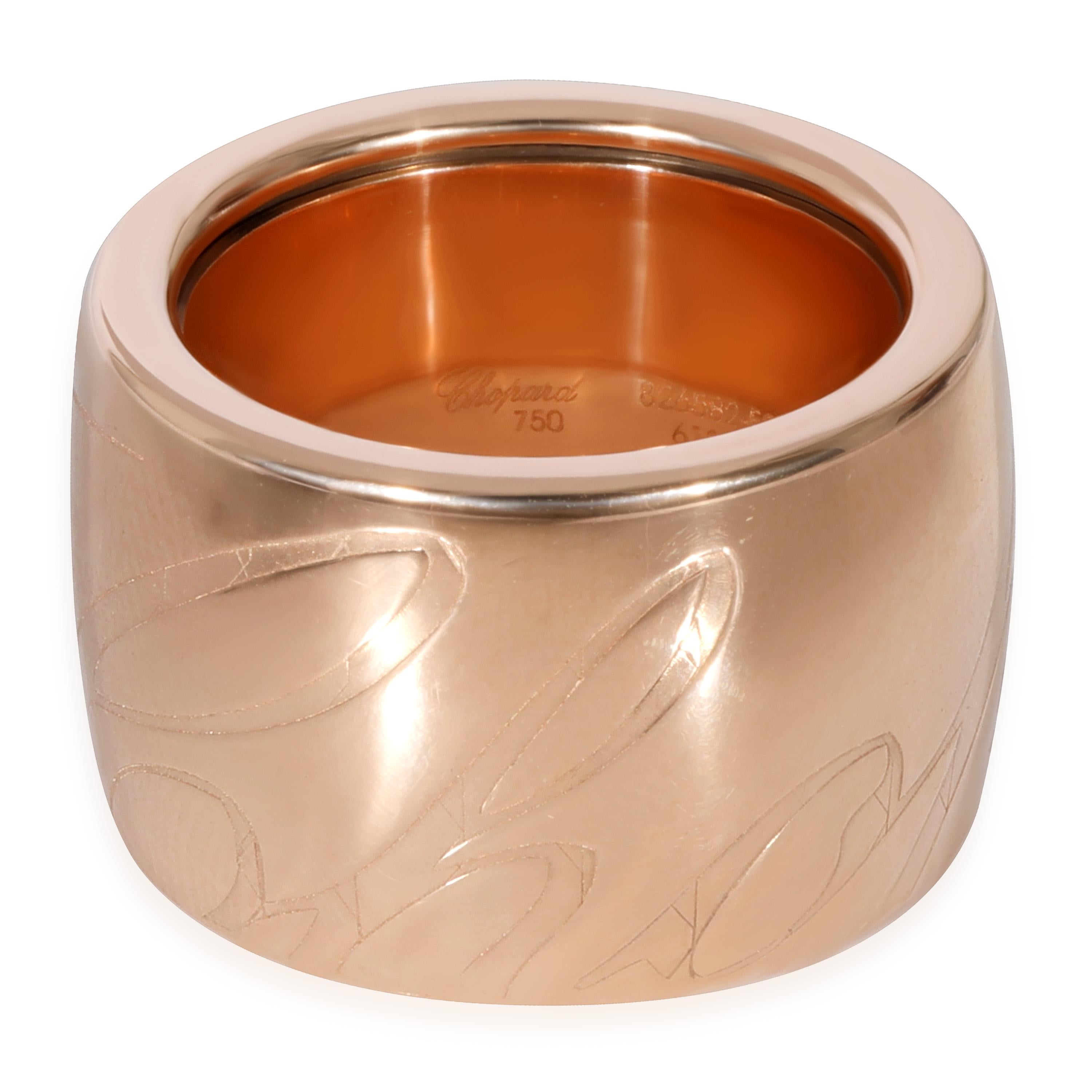 Chopard Chopardissimo-Ring aus 18 Karat Roségold im Zustand „Hervorragend“ in New York, NY