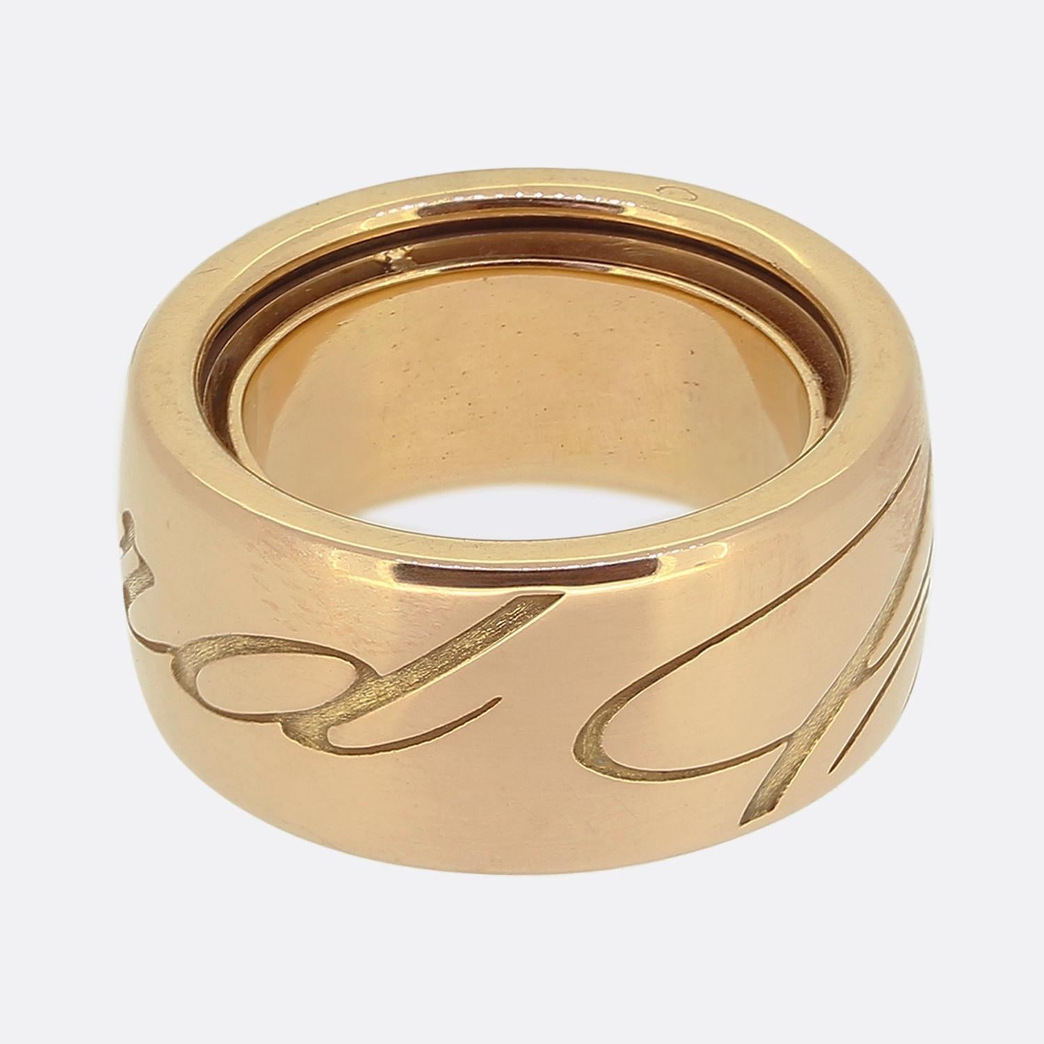 Chopard Chopardissimo Ring Size L (52) In Good Condition For Sale In London, GB