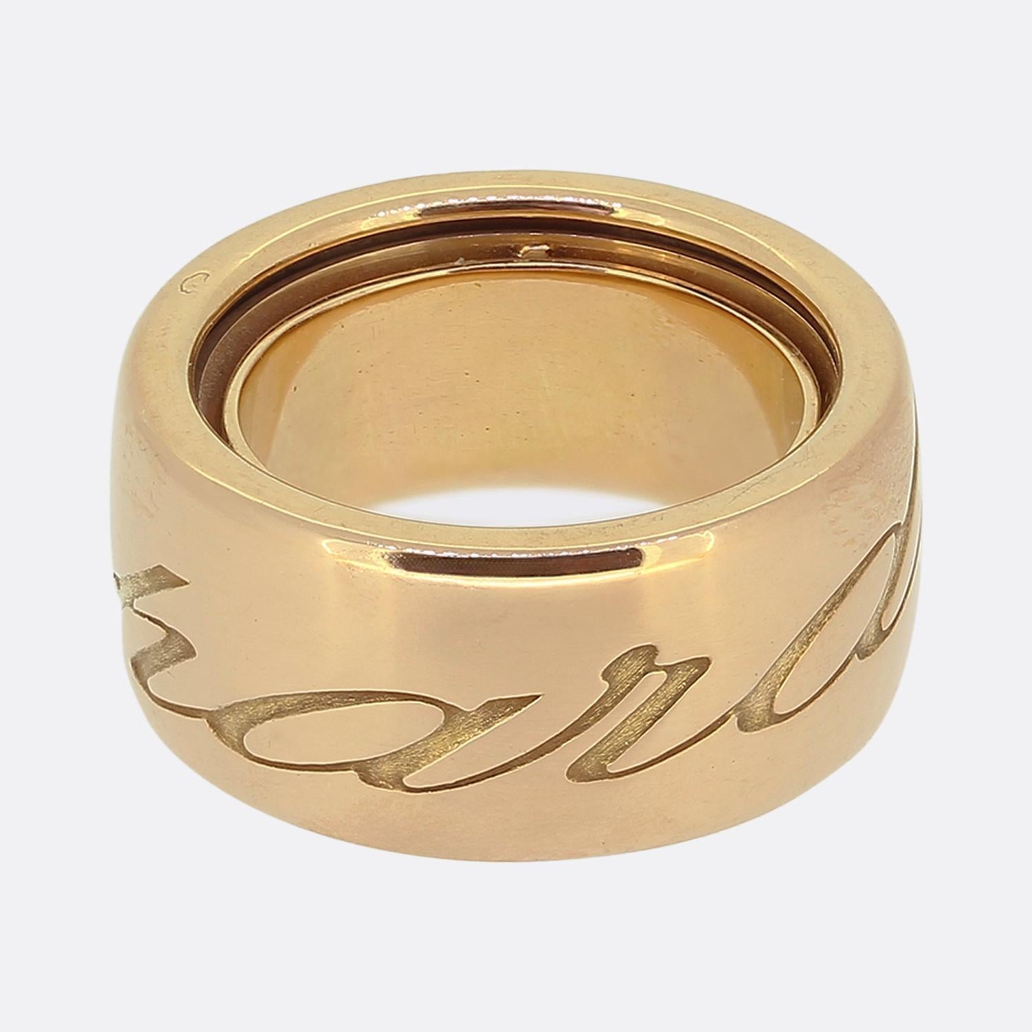 Women's or Men's Chopard Chopardissimo Ring Size L (52) For Sale