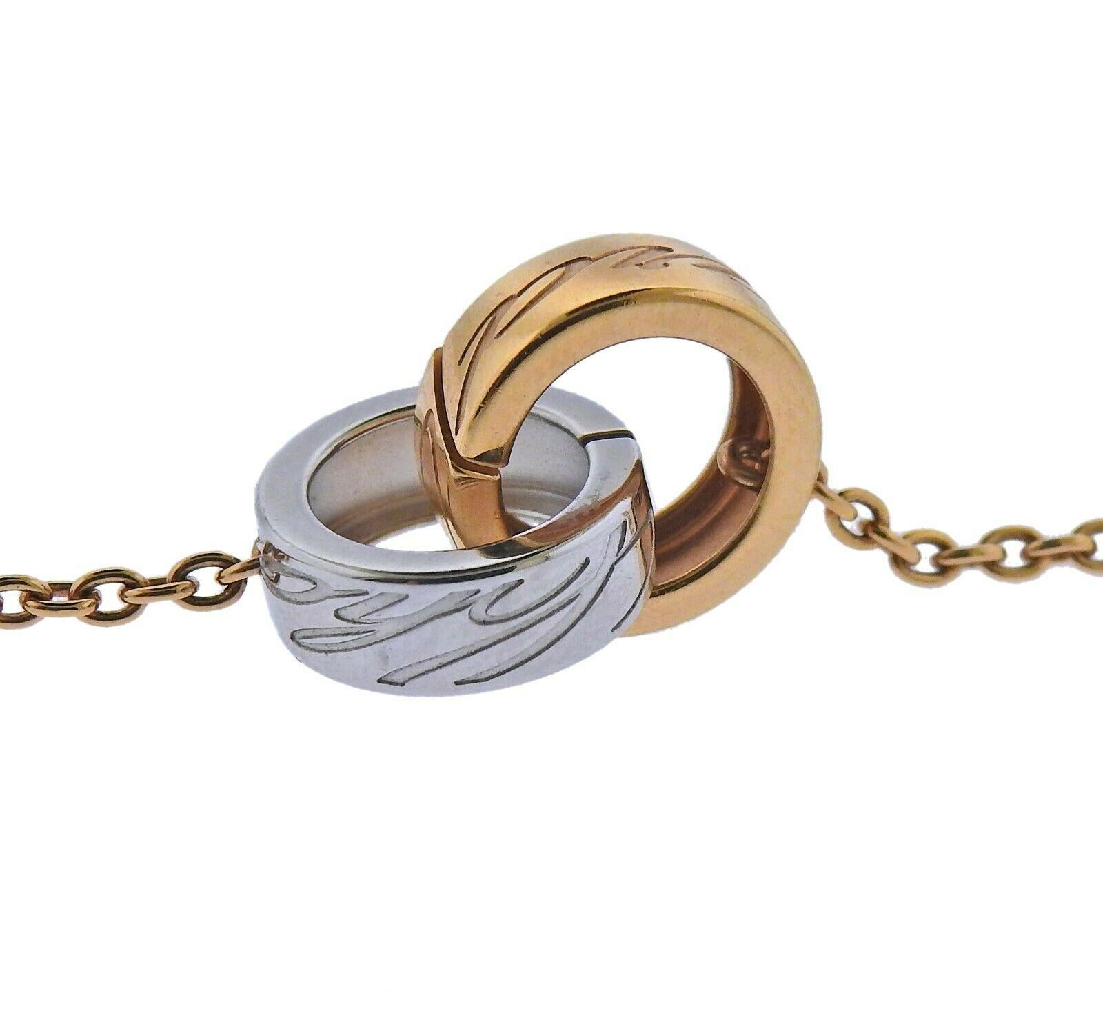 Chopard Chopardissimo Armband aus Roségold 859099-9202 im Zustand „Neu“ im Angebot in Lambertville, NJ