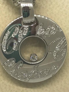 Chopard Chopardissimo White Gold and Diamond Pendant / Necklace 79/7601