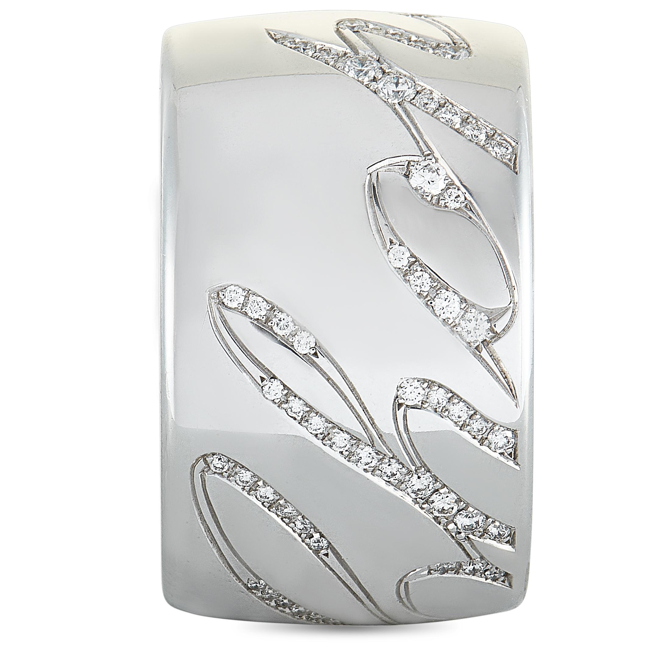 Chopard Chopardissimo White Gold Diamond Band Ring In New Condition In Southampton, PA