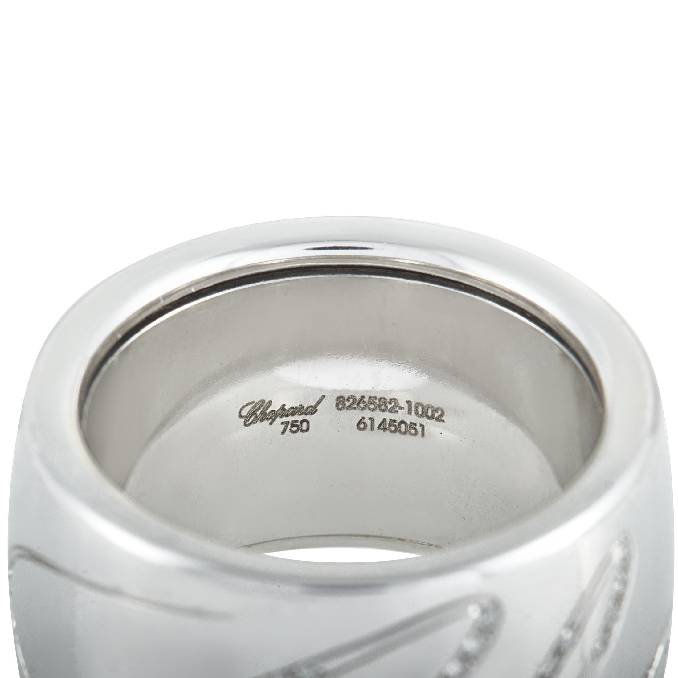 Chopard Chopardissimo White Gold Diamond Band Ring 3