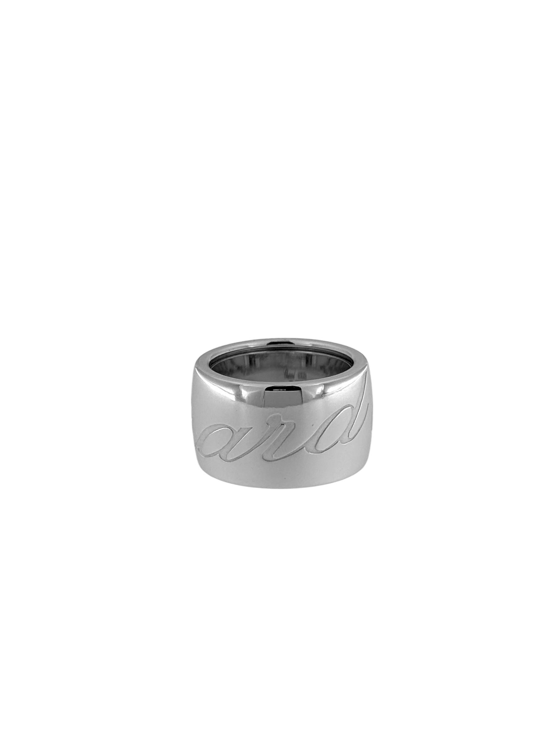Chopard Chopardissimo Weißgoldring, Großes Modell für Damen oder Herren im Angebot