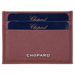 Chopard Classic Bordeaux Grained Leather Small Card Holder 95012-0365