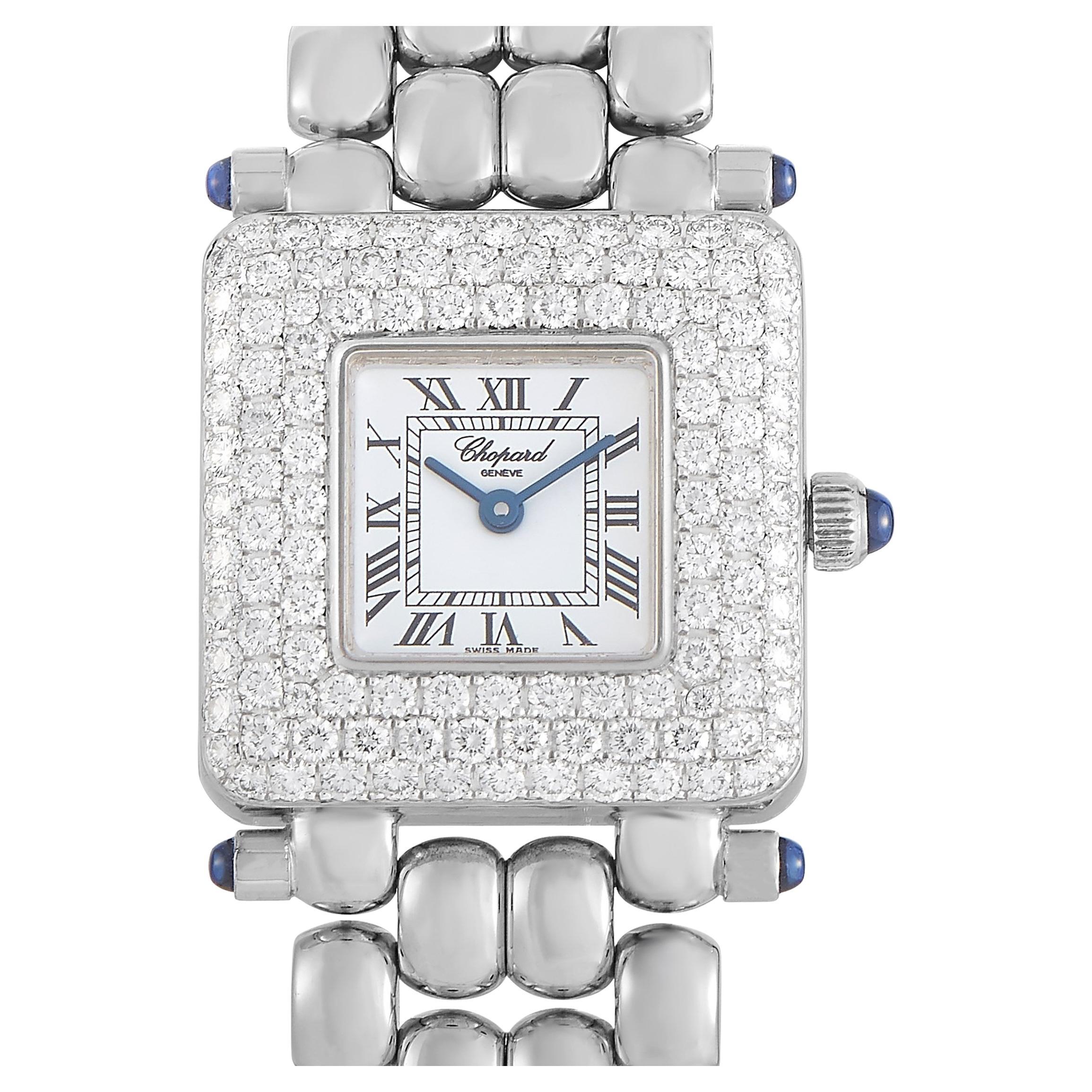 Chopard Classic Diamond 18K White Gold Ladies Watch 10/6115-23