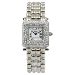 Orologio Chopard Classic Diamond 1.59tw 18k White Gold 10/6115-23