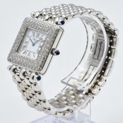 Chopard Classic Square:: 106889-1001:: 18 Karat Weißgold mit Diamantlünette