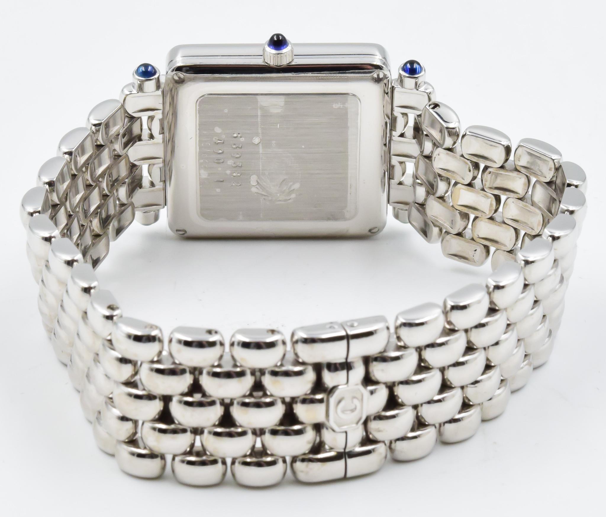Chopard Classic Square, 106889-1001, 18 Karat White Gold with Diamond Bezel 3