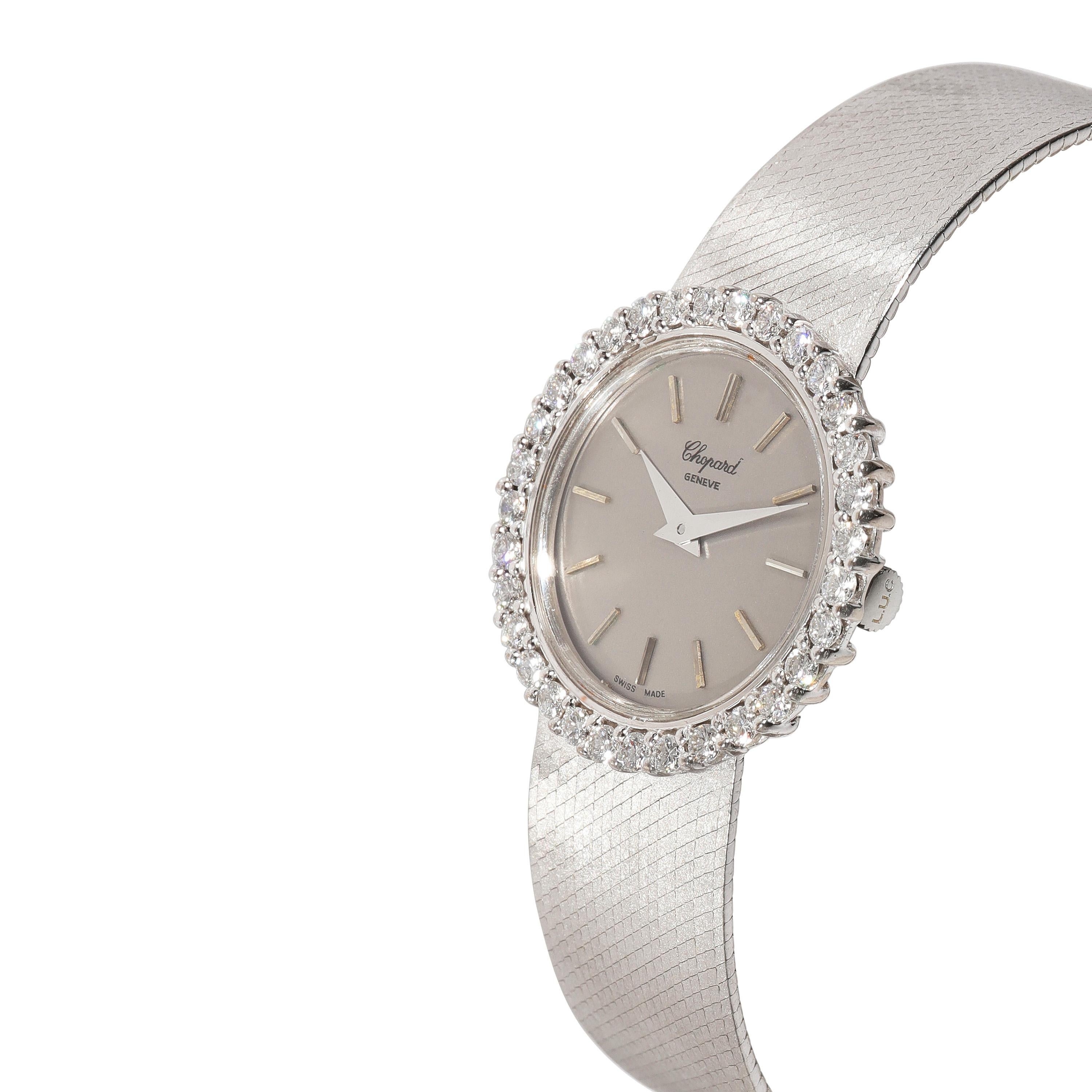 Chopard Classique 810 Women's Watch in  White Gold In Fair Condition In New York, NY