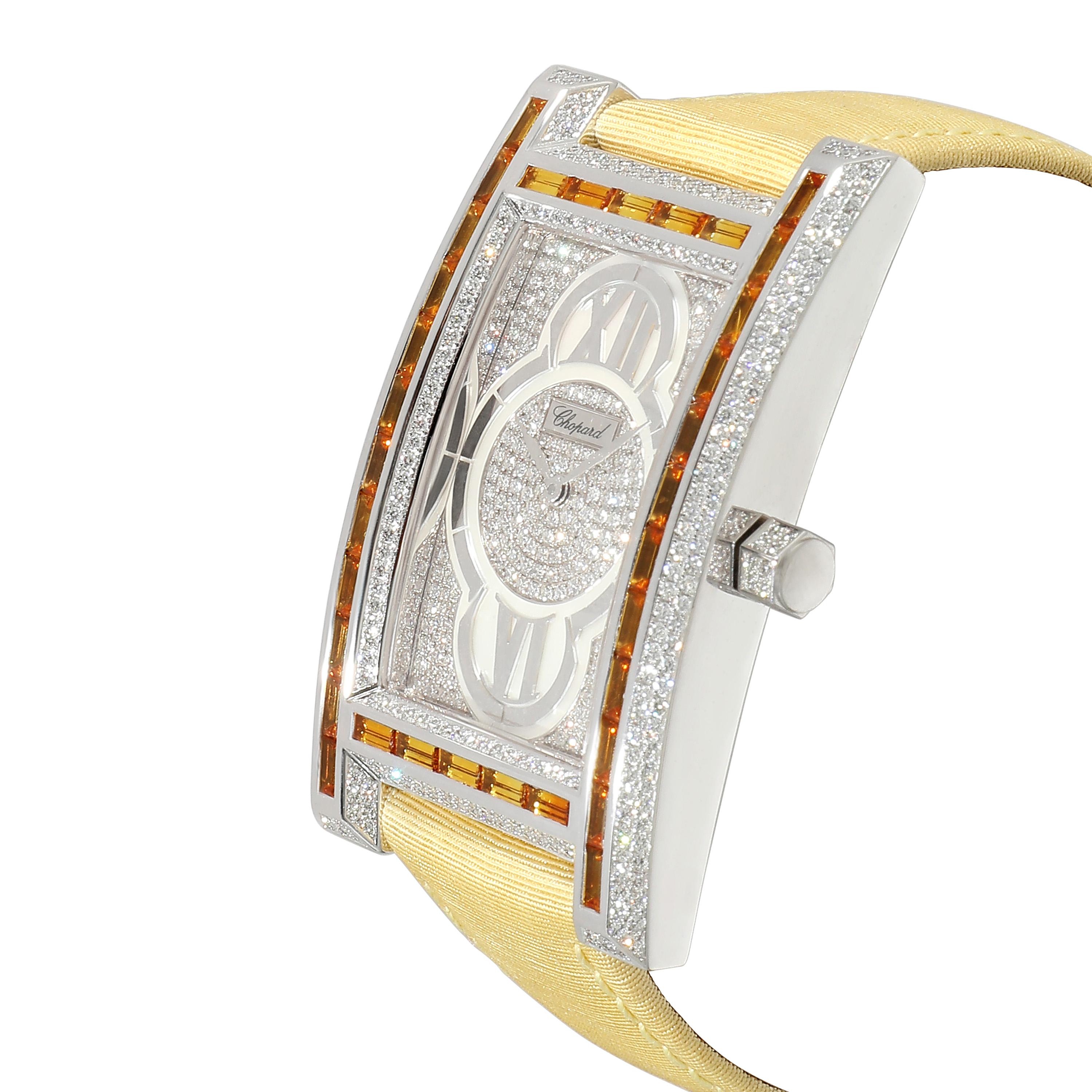 Chopard Classique Femme 17/3560/8-02 Women's Watch in  White Gold In Excellent Condition For Sale In New York, NY