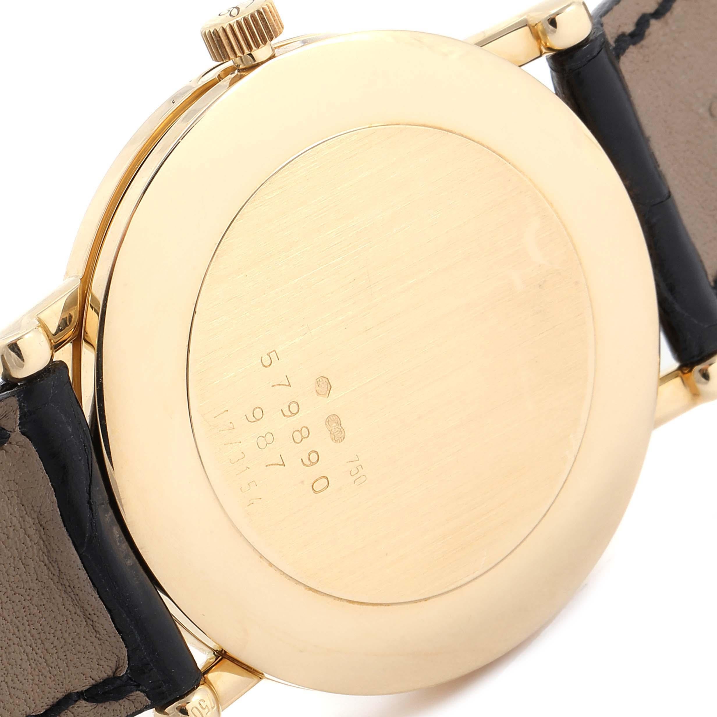 Chopard Classique Yellow Gold Diamond Men's Watch 3154 For Sale 4