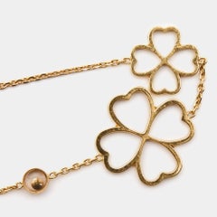Chopard Clover Diamond 18k Rose Gold Bracelet