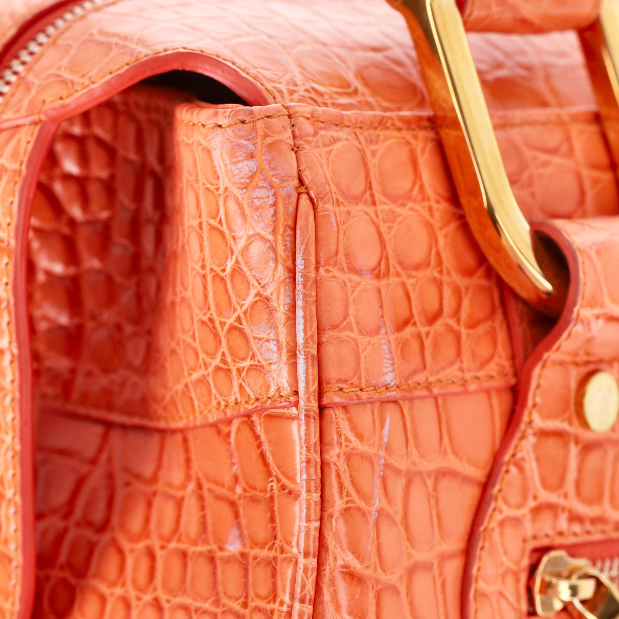 Chopard Crocodile Skin Carolina Bag For Sale 5
