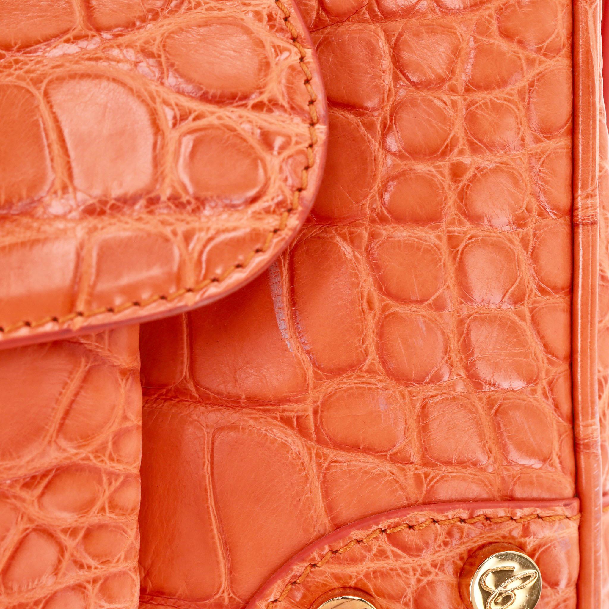 Chopard Crocodile Skin Carolina Bag For Sale 6