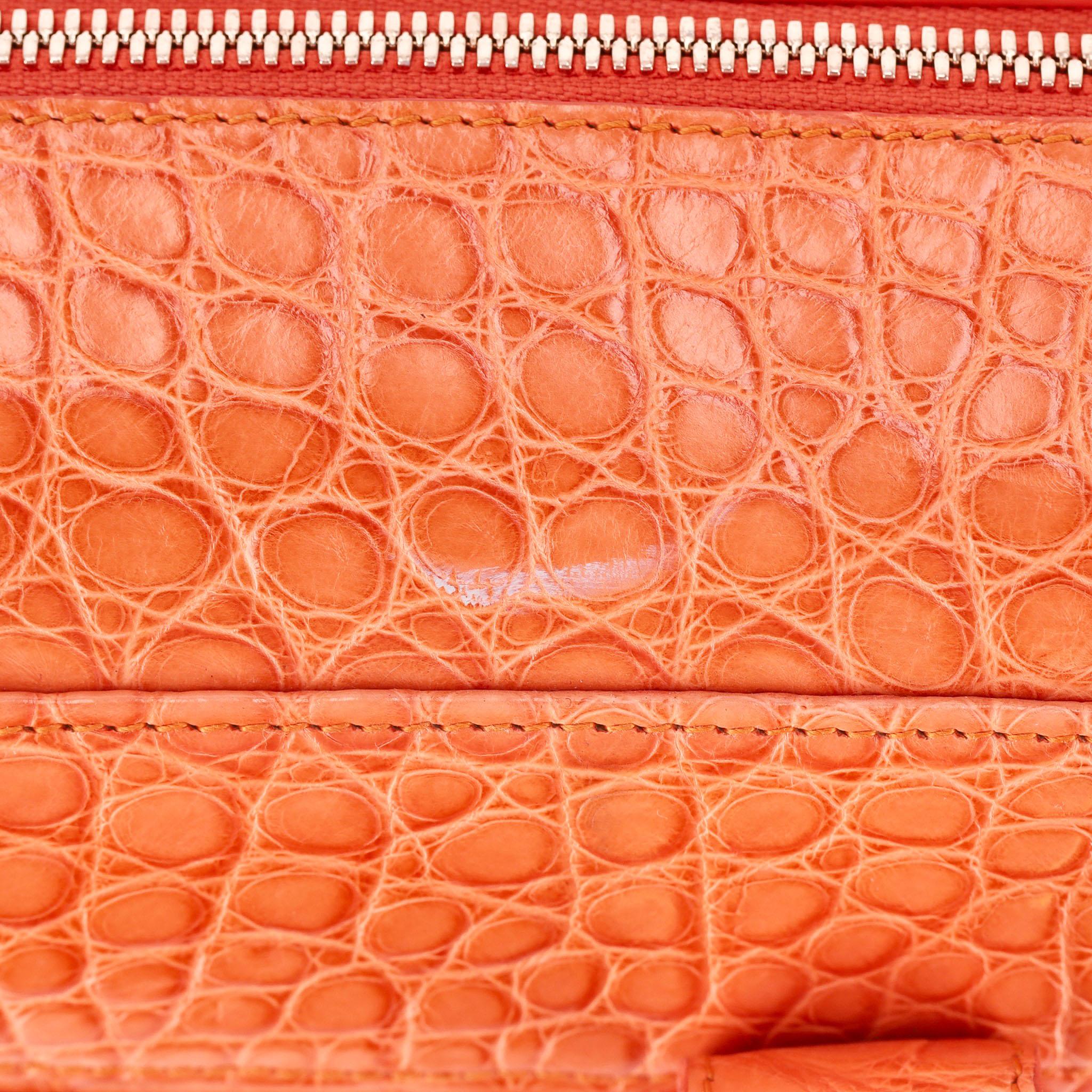 Chopard Crocodile Skin Carolina Bag For Sale 8