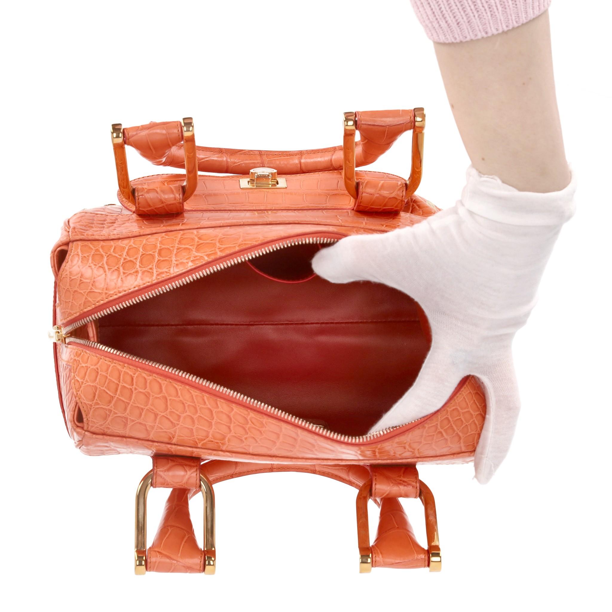Chopard Crocodile Skin Carolina Bag For Sale 1