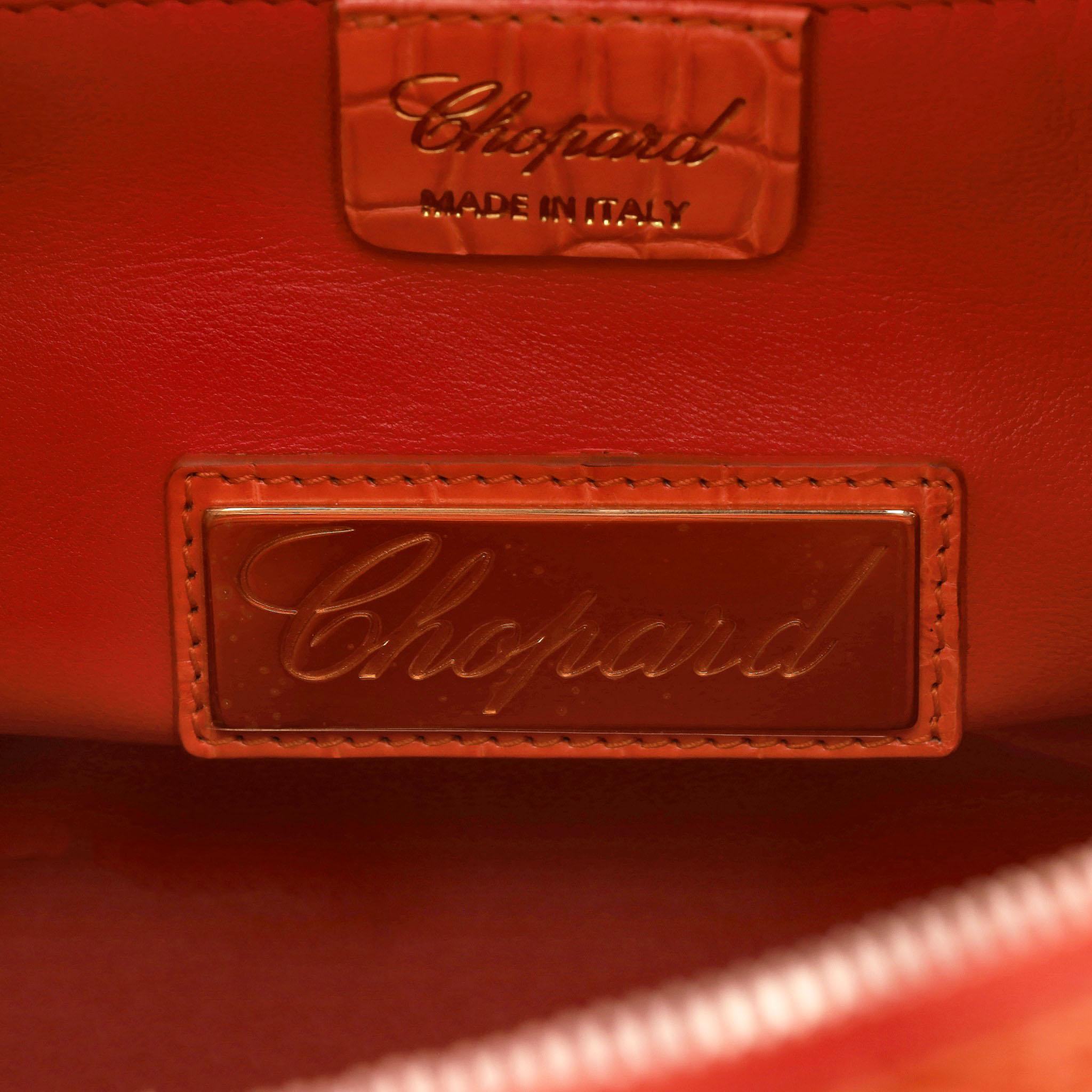 Chopard Crocodile Skin Carolina Bag For Sale 3
