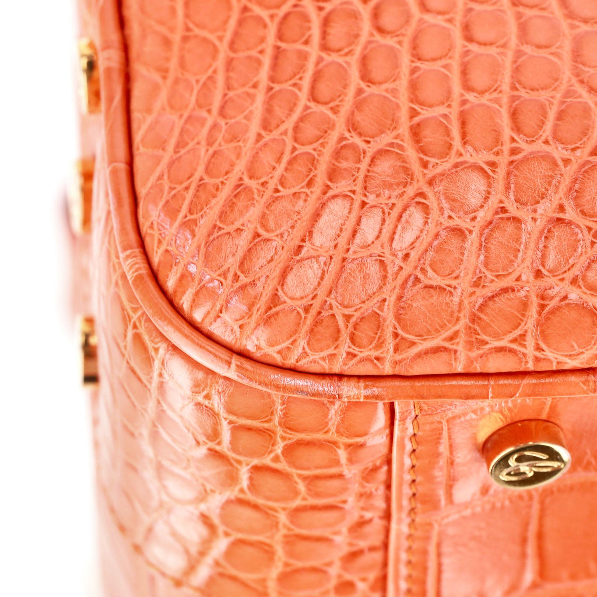 Chopard Crocodile Skin Carolina Bag For Sale 4